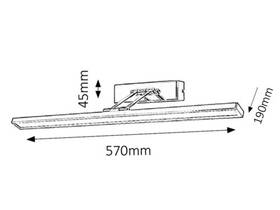Nástěnné svítidlo Rabalux Pictureslim 3908 chrom

 obrázek produktu 2 z 3