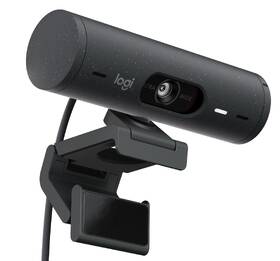 Webkamera Logitech Brio 500 šedá

 obrázek produktu 3 z 11