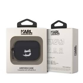 Pouzdro Karl Lagerfeld 3D Logo NFT Choupette Head na AirPods Pro 2 černé

 obrázek produktu 3 z 3