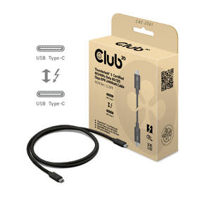 Kabel Club3D USB-C/USB-C, 240W, 1m černý

 obrázek produktu 6 z 7