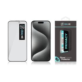 Tvrzené sklo Obal:Me Privacy 5D na Apple iPhone 15 Pro černé

 obrázek produktu 3 z 3