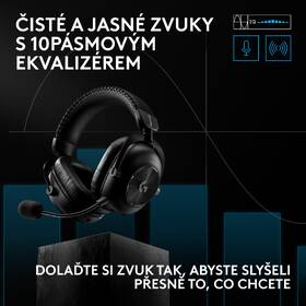 Headset Logitech PRO X3 LIGHTSPEED Wireless černý

 obrázek produktu 13 z 17