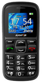 Mobilní telefon Aligator A420 černá barva
