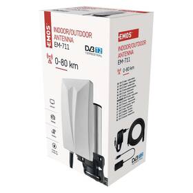 Venkovní anténa EMOS EMOS EM-711, 0–80 km DVB-T2 

 obrázek produktu 5 z 5
