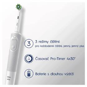 Zubní kartáček Oral-B Protect X D103 White + zubní pasta PRO-REPAIR 75 ml 

 obrázek produktu 1 z 2