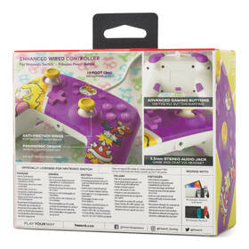 Gamepad PowerA Enhanced Wired - Nintendo Switch - Princess Peach Battle 

 obrázek produktu 11 z 11