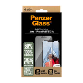 Tvrzené sklo PanzerGlass Ultra-Wide Fit na Apple iPhone 17e/16e/14/13/13 Pro s instalačním rámečkem 

 obrázek produktu 4 z 10