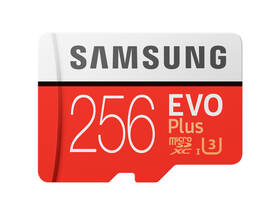 Paměťová karta Samsung 256GB Class 10 UHS-3 (R100/W90) + SD adaptér 

 obrázek produktu 2 z 5