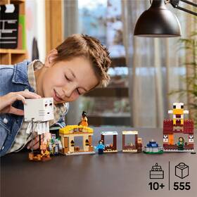 Stavebnice LEGO® Minecraft®  21273 Balón v podobě ďasa a útok na vesnici 

 obrázek produktu 8 z 9