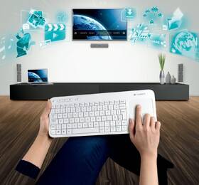 Klávesnice Logitech K400 Plus, US bílá

 obrázek produktu 5 z 5