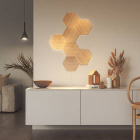 LED světlo Nanoleaf Elements Hexagons Starter Kit 7ks dřevo

 obrázek produktu 6 z 11