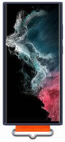 Kryt na mobil Samsung Silicone Cover s poutkem na Galaxy S22 Ultra modrý

 obrázek produktu 3 z 5