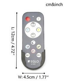 Dálkový ovladač Eglo Access Remote - antracitový 

 obrázek produktu 1 z 4