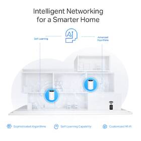 Komplexní Wi-Fi systém TP-Link Deco XE75 Pro Wi-Fi 6E (1 ks) bílá barva

