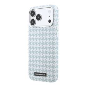 Kryt na mobil Karl Lagerfeld PU Houndstooth Resin Plate MagSafe na Apple iPhone 17 Pro Max modrý

 obrázek produktu 2 z 6