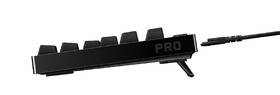 Klávesnice Logitech G Pro, GX Blue Clicky, CZ černá barva
