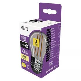 Žárovka LED EMOS Filament Mini Globe, 3,4W, E27, teplá bílá 

 obrázek produktu 2 z 2