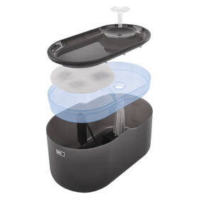 Chytrá fontánka EMOS GoSmart Pet Care, 2,6 l, Wi-Fi černá

 obrázek produktu 8 z 18