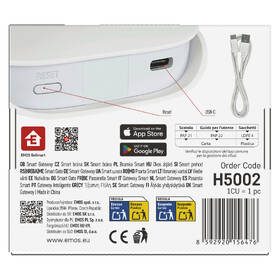 Řídicí jednotka EMOS GoSmart brána IP-2000Z, ZigBee, Bluetooth, Wi-Fi bílá

 obrázek produktu 15 z 16