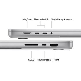 Notebook Apple 16" M5 Pro 18× CPU 20× GPU, 48 GB, 1 TB - stříbrný CZ 

 obrázek produktu 6 z 8
