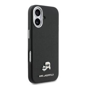 Kryt na mobil Karl Lagerfeld PU Karl and Choupette Heads Pins MagSafe na Apple iPhone 17 černý

 obrázek produktu 3 z 6