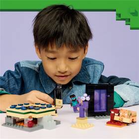 Stavebnice LEGO® Minecraft®  21584 Cesta portálem do Netheru a Endu 

 obrázek produktu 2 z 9