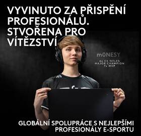 Podložka pod myš Logitech PRO X Control Gaming Pad 46 × 40 cm černá

 obrázek produktu 16 z 18