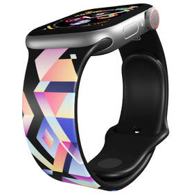 Řemínek Mi-Band na Apple Watch 42/44/45/49 mm - motiv Indiánský vzor, černý 

 obrázek produktu 2 z 3
