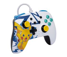 Gamepad PowerA Enhanced Wired - Nintendo Switch - Pikachu High Voltage 

 obrázek produktu 2 z 10