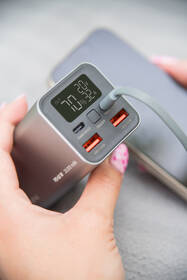Powerbanka GoGEN PB20000mAh, PD 65W stříbrná

 obrázek produktu 3 z 3