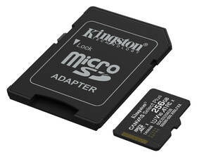 Paměťová karta Kingston Canvas Select Plus MicroSDXC 256GB UHS-I U1 (R150)/W30 + adaptér černá

 obrázek produktu 1 z 2