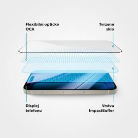 Tvrzené sklo Epico ImpactBuffer 3D na Apple iPhone 16 Pro/17 

 obrázek produktu 5 z 6