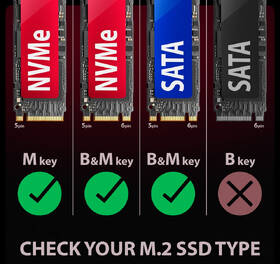 Externí rámeček Axagon GAME box, USB-C 10Gbps - NVMe & SATA SSD  M.2 černý

 obrázek produktu 9 z 9