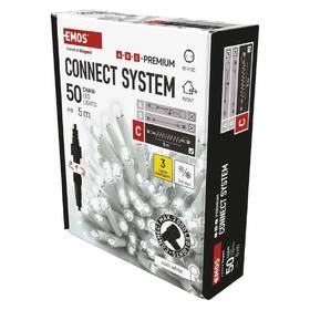 LED řetěz EMOS CHAIN 50LED, IP44, CW (5m) bílý

 obrázek produktu 2 z 6