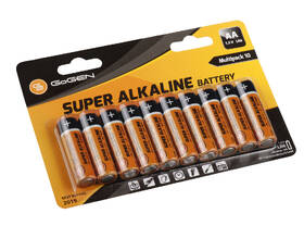 Baterie alkalická GoGEN AA, LR06, blistr 10 ks 

 obrázek produktu 1 z 2