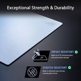 Podložka pod myš Asus ROG Moonstone ACE (vel. L) 50 × 40 cm bílá

 obrázek produktu 10 z 11