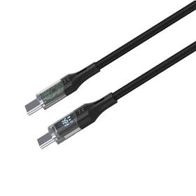 Kabel FIXED USB-C/USB-C, s displejem, PD, 100W, 2 m černý

 obrázek produktu 2 z 9