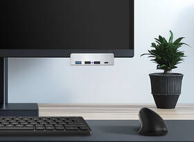 USB Hub Connect IT 4v1 na desku stolu, USB-C/3x USB stříbrný

 obrázek produktu 5 z 5