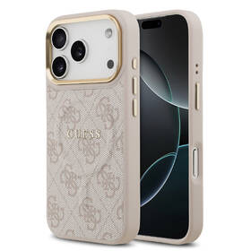 Kryt na mobil Guess PU Leather 4G Gold Frame MagSafe na Apple iPhone 17 Pro růžový

 obrázek produktu 1 z 7