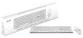 Klávesnice s myší MSI Forge K210 Wireless bílá

 obrázek produktu 4 z 4