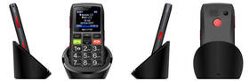Mobilní telefon Aligator A440 Senior černá barva

