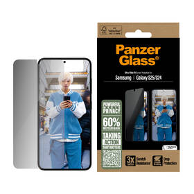 Tvrzené sklo PanzerGlass Privacy na Samsung Galaxy S25 

 obrázek produktu 4 z 11