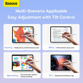 Stylus Baseus Smooth Writing 2 s LED indikátory bílý

 obrázek produktu 10 z 16