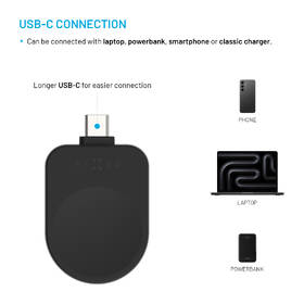 Nabíjecí adaptér FIXED USB-C na Samsung Galaxy Watch kompatibilní s Powerstation Uni černý

 obrázek produktu 2 z 5