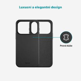 Kryt na mobil Epico Leather Pro Mag+ na Apple iPhone 17 Pro Max černý

 obrázek produktu 4 z 5
