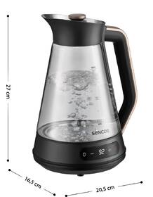 Rychlovarná konvice Sencor SWK 1595BK, 1,5 l sklo

 obrázek produktu 1 z 15