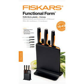 Sada kuchyňských nožů Fiskars 5 ks + blok 

 obrázek produktu 2 z 2
