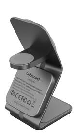 Bezdrátová nabíječka Cubenest Qi2.2 3v1 s MagSafe (SQ314 Samsung watch) šedá

 obrázek produktu 3 z 11