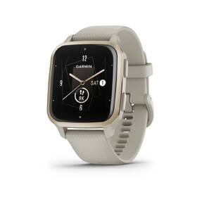 Chytré hodinky Garmin Venu Sq 2 Music - Cream Gold/ French Gray Silicone Band 

 obrázek produktu 1 z 8