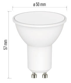 Chytrá žárovka EMOS GoSmart MR16 4,8 W GU10 ZigBee RGBCCT 

 obrázek produktu 3 z 4